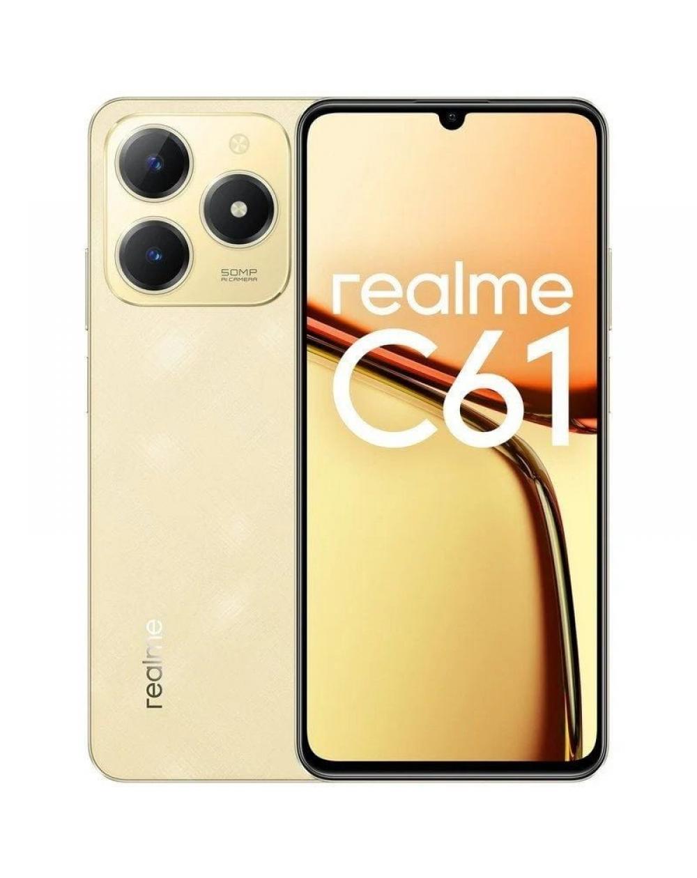 Smartphone Realme C61 6GB/ 256GB/ 6.74'/ Oro