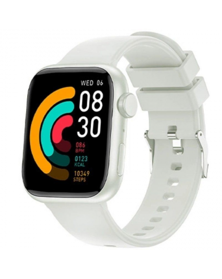 Smartwatch Forever IGo Watch 3 JW-500/ Notificaciones/ Frecuencia Cardíaca/ Blanco