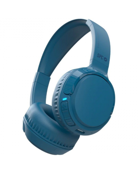 Auriculares Inalámbricos SPC Heron 2 Studio/ con Micrófono/ Bluetooth/ Azules