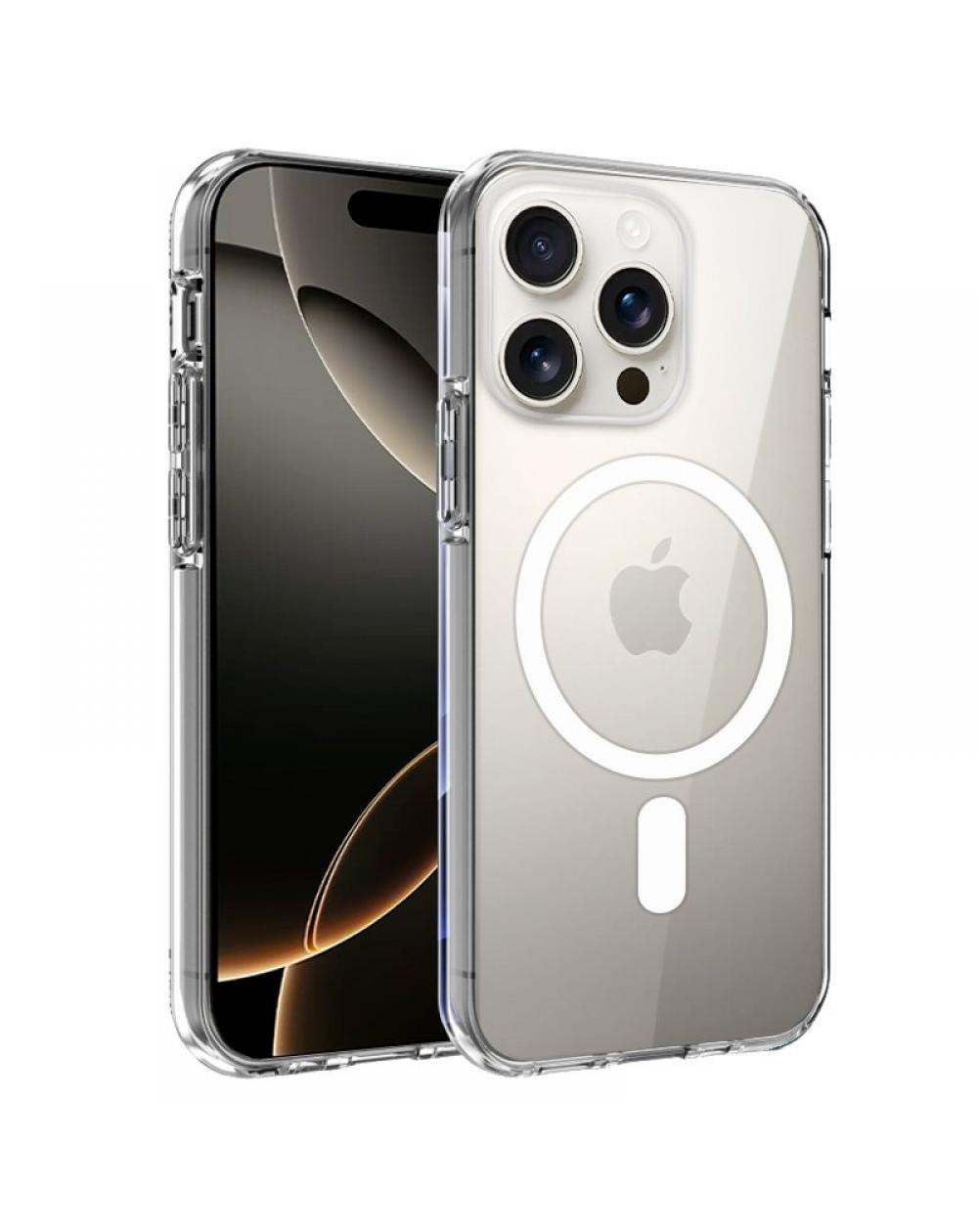 Carcasa COOL para iPhone 16 Pro Magnética Transparente