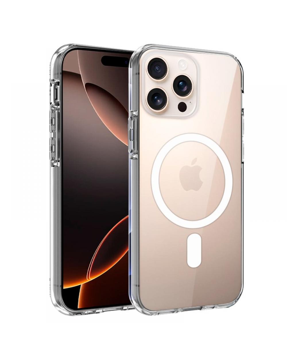 Carcasa COOL para iPhone 16 Pro Max Magnética Transparente