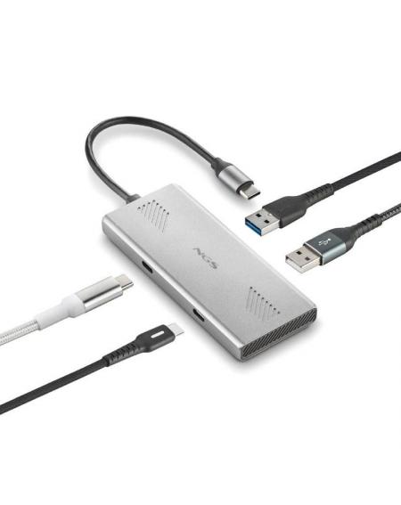 Hub USB Tipo-C NGS WonderDuo-C / 2xUSB/ 2xUSB Tipo-C