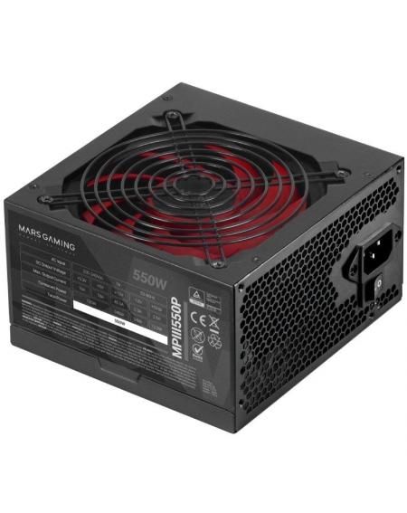 Fuente de Alimentación Mars Gaming MPIII550P/ 550W/ Ventilador 12cm