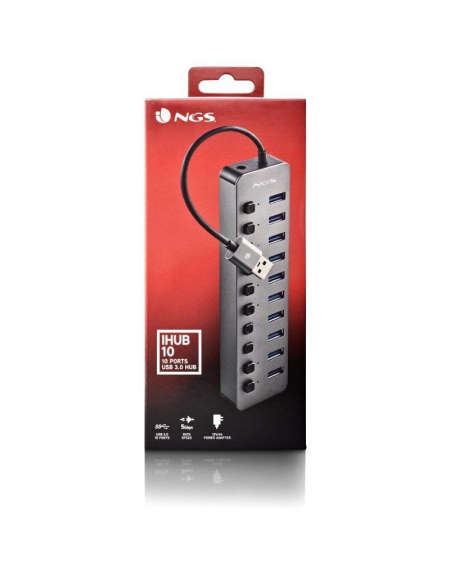 Hub USB NGS IHUB10 / 10xUSB 3.0