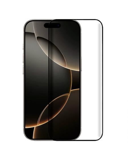 Protector Pantalla Cristal Templado COOL para iPhone 16 Pro (FULL 3D Negro)