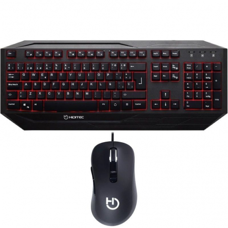 Pack Gaming Hiditec PAC010036/ Teclado Gaming GK200 + Ratón Blitz