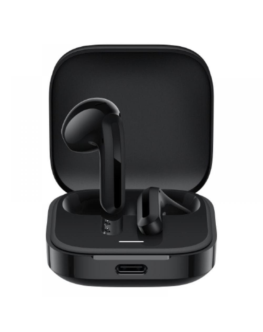 Auriculares Bluetooth Xiaomi Redmi Buds 6 Active con estuche de carga/ Autonomía 6h/ Negro