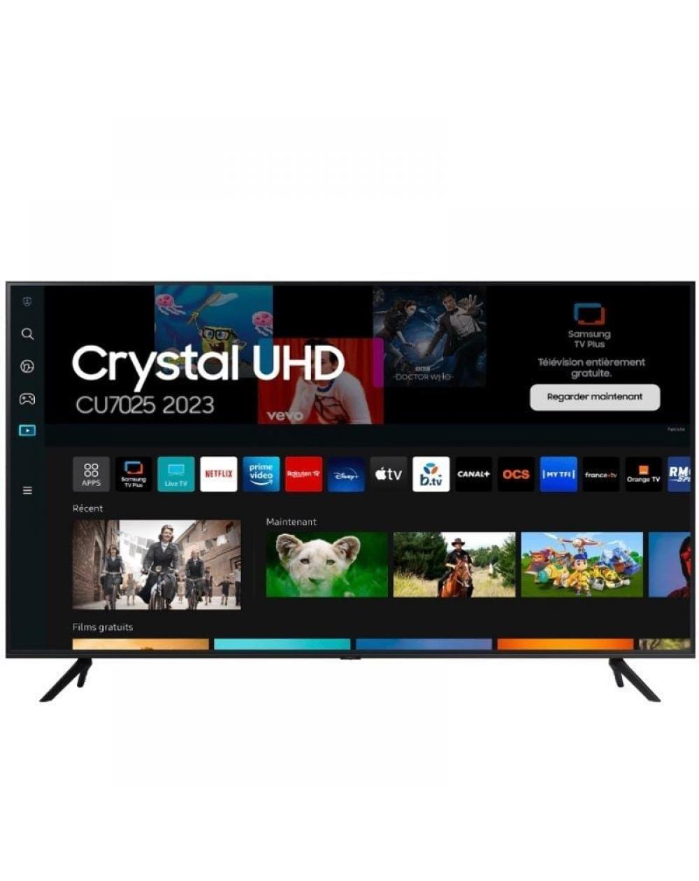 Televisor Samsung Crystal UHD TU43CU7025K 43'/ Ultra HD 4K/ Smart TV/ WiFi