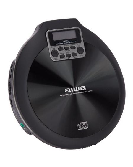 Reproductor de CD/CDR/MP3 Aiwa Walk PCD-810BK/ Negro