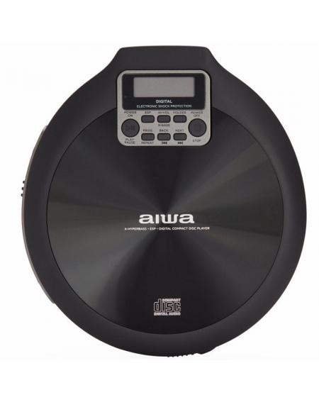 Reproductor de CD/CDR/MP3 Aiwa Walk PCD-810BK/ Negro