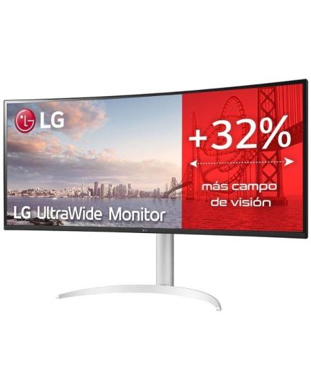 Monitor Profesional Ultrapanorámico LG UltraWide 34WQ650-W 34'/ WFHD/ Multimedia/ Regulable en Altura/ Plata y Blanco