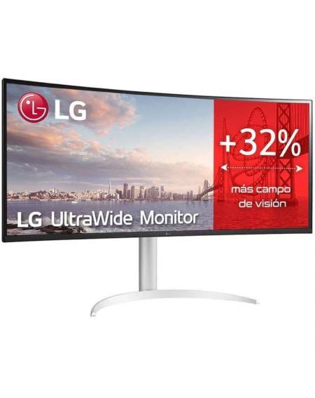 Monitor Profesional Ultrapanorámico LG UltraWide 34WQ650-W 34'/ WFHD/ Multimedia/ Regulable en Altura/ Plata y Blanco