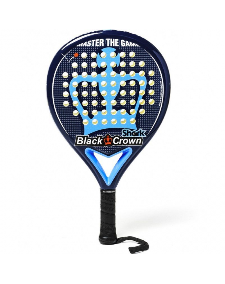 Pala de Pádel Black Crown Shark/ Azul