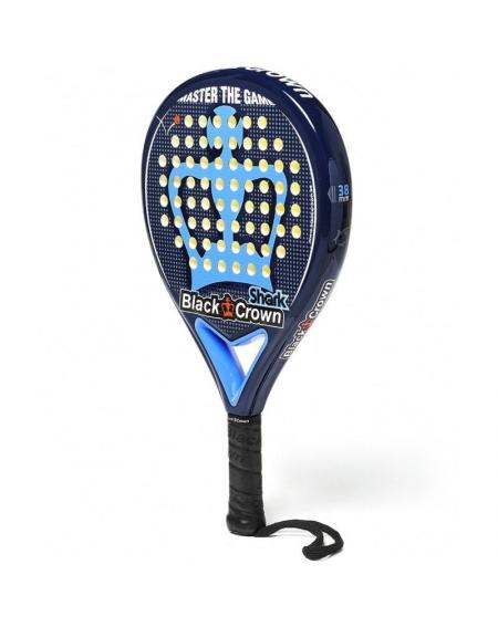 Pala de Pádel Black Crown Shark/ Azul