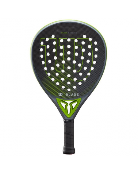 Pala de Pádel Wilson Blade Pro V2/ Negra y Verde