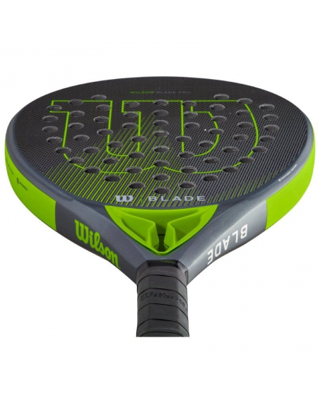 Pala de Pádel Wilson Blade Pro V2/ Negra y Verde