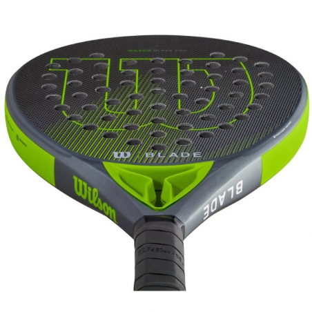 Pala de Pádel Wilson Blade Pro V2/ Negra y Verde