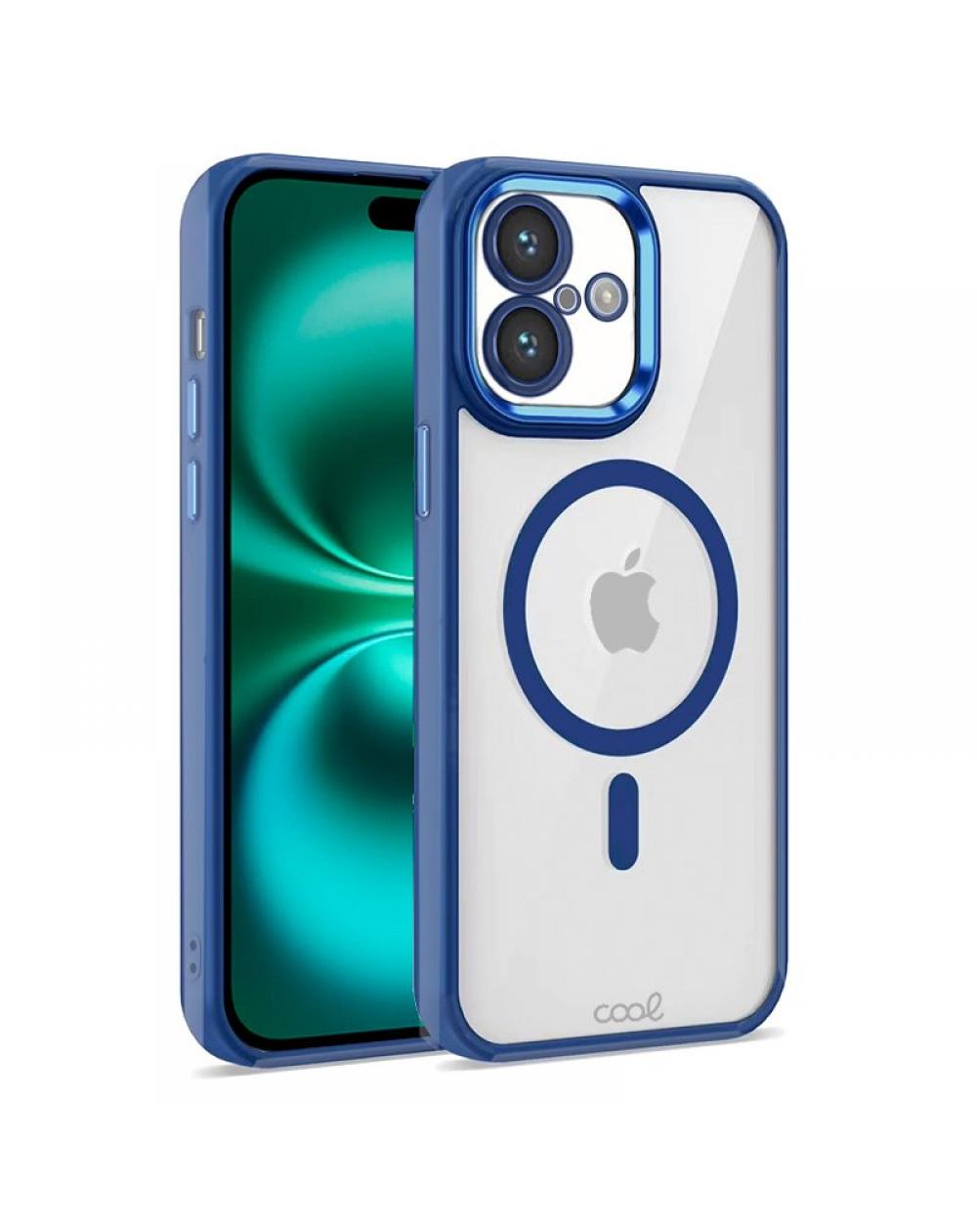 Carcasa COOL para iPhone 16 Plus Magnética Borde Marino