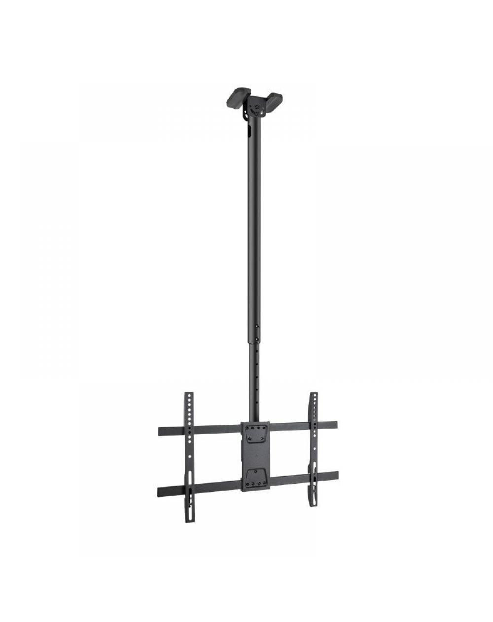 Soporte de Techo Giratorio/ Inclinable/ Nivelable TooQ LPCE1186TSLI-XL-B para TV de 43-86'/ hasta 60kg