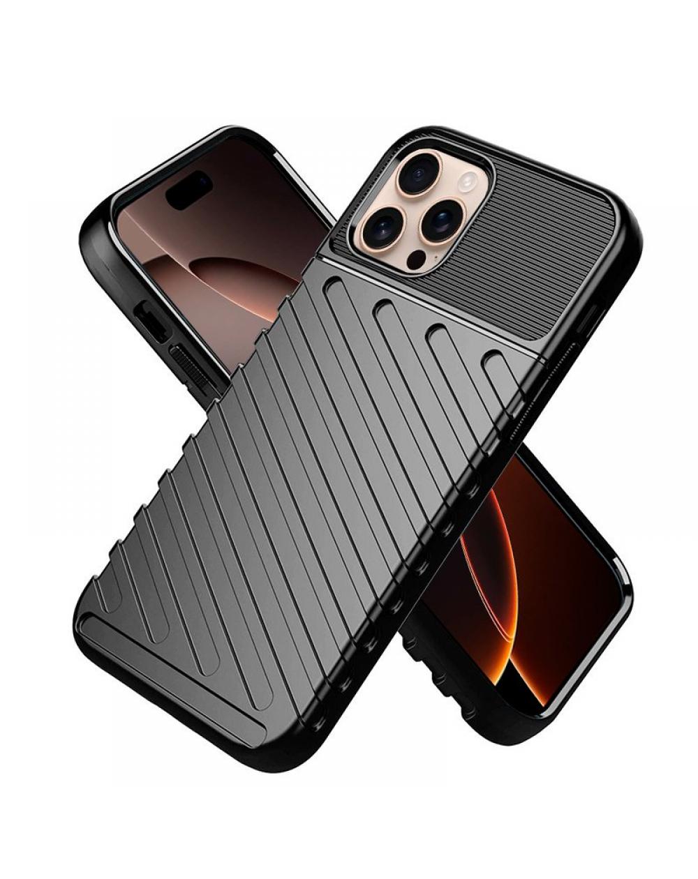 Carcasa COOL para iPhone 16 Pro Max Thunder Negro