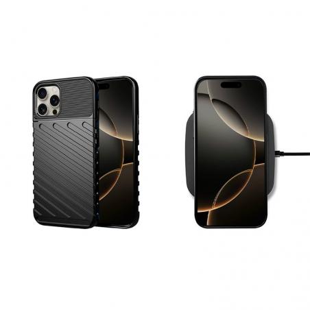 Carcasa COOL para iPhone 16 Pro Thunder Negro