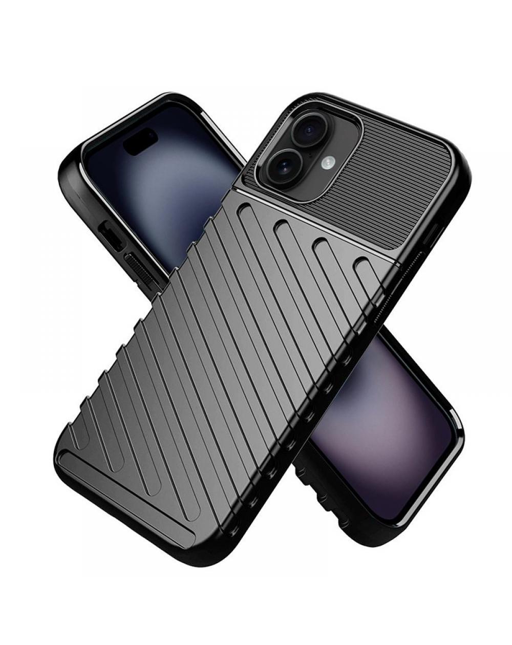 Carcasa COOL para iPhone 16 Thunder Negro