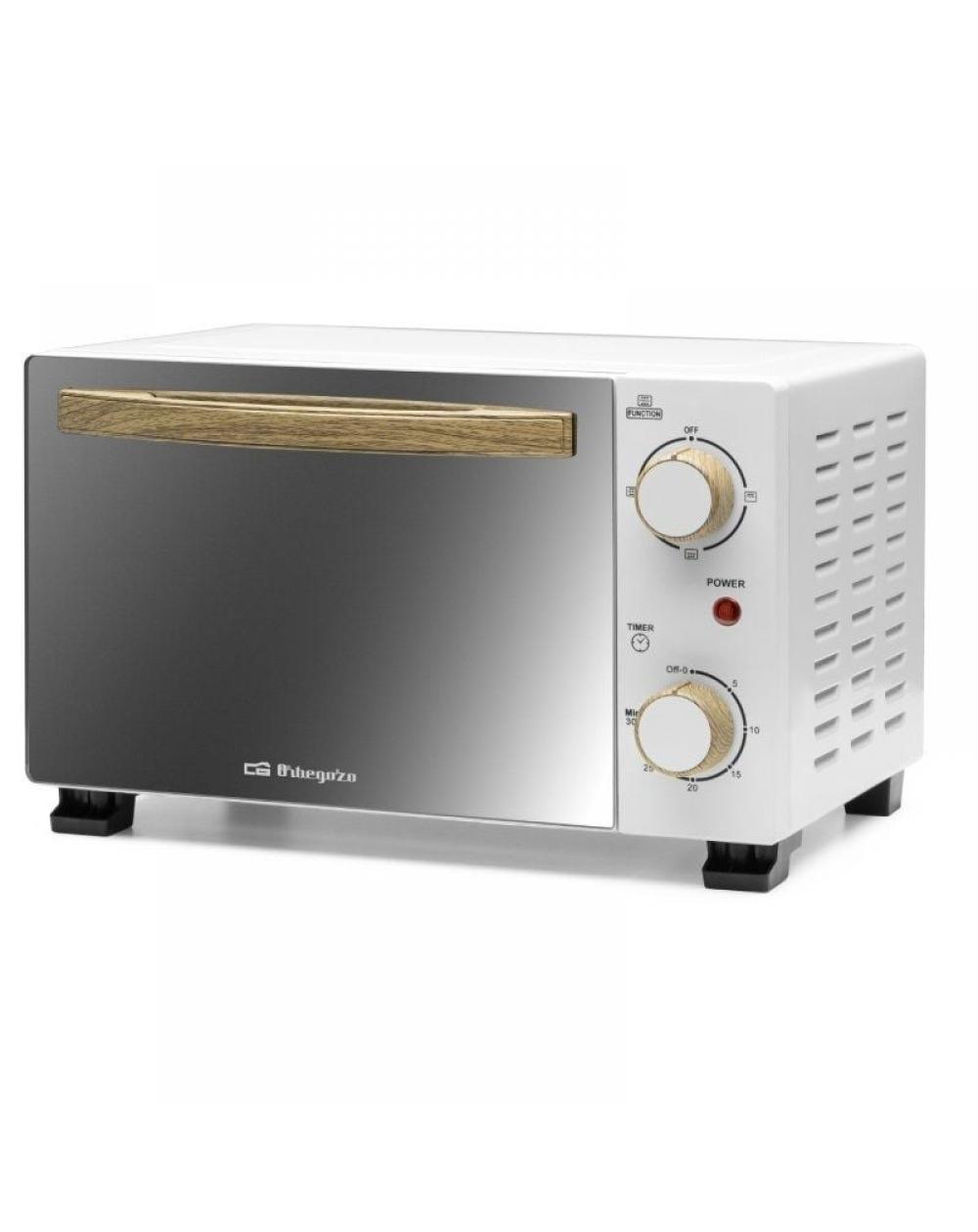 Horno de Sobremesa Orbegozo HO 990/ 800W/ Capacidad 10L/ Blanco