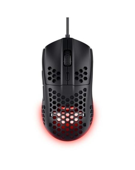 Ratón Gaming Trust Gaming GXT 929 Helox/ Hasta 6400 DPI/ Negro