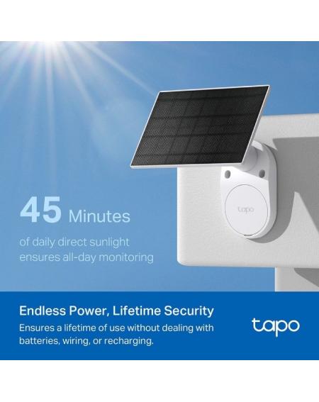 Cámara de Videovigilancia TP-Link Tapo TC82 Kit/ Visión Nocturna/ Control desde APP/ Incluye Panel Solar