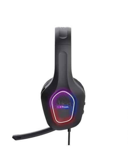 Auriculares Gaming con Micrófono Trust Gaming GXT 416 Zirox/ Jack 3.5/USB Negros