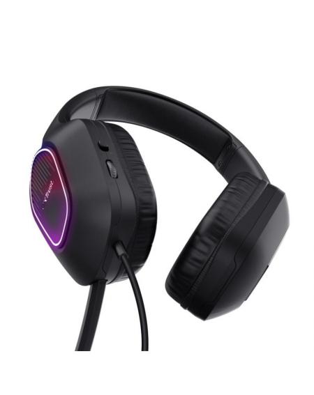 Auriculares Gaming con Micrófono Trust Gaming GXT 416 Zirox/ Jack 3.5/USB Negros