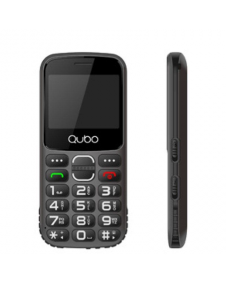 Teléfono Móvil Qubo X-230BKC para Personas Mayores/ Negro