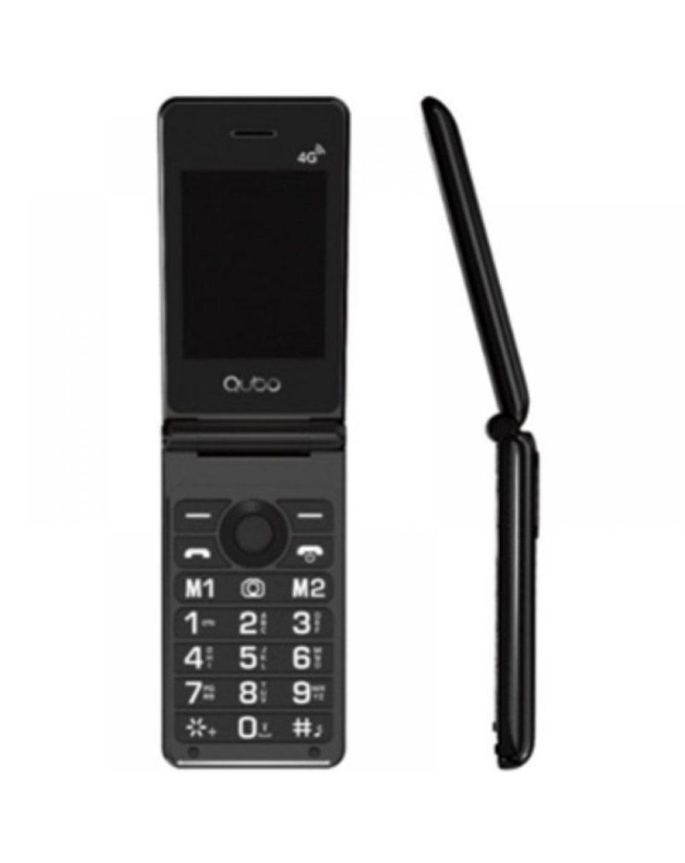 Teléfono Móvil Qubo X-28 4G para Personas Mayores/ Negro