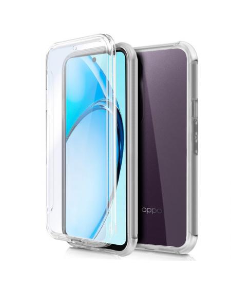 Funda COOL Silicona 3D para Oppo A60 (Transparente Frontal + Trasera)