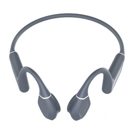 Auriculares Inalámbricos Deportivos de Conducción Ósea Leotec Osea Kuri/ con Micrófono/ Bluetooth/ Grises