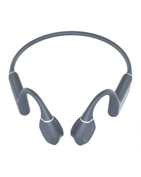 Auriculares Inalámbricos Deportivos de Conducción Ósea Leotec Osea Kuri/ con Micrófono/ Bluetooth/ Grises