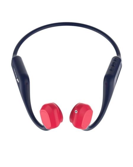 Auriculares Inalámbricos Deportivos de Conducción Ósea Leotec Osea Kuri/ con Micrófono/ Bluetooth/ Azules y Rojos