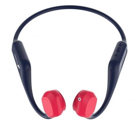 Auriculares Inalámbricos Deportivos de Conducción Ósea Leotec Osea Kuri/ con Micrófono/ Bluetooth/ Azules y Rojos