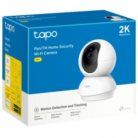 Cámara de Videovigilancia TP-Link Tapo TC71/ Visión Nocturna/ Control desde APP