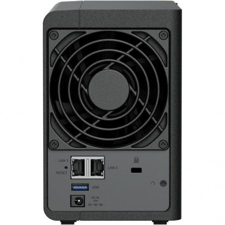 NAS Synology Diskstation DS224+/ 2 Bahías 3.5'- 2.5'/ 2GB DDR4/ Formato Torre