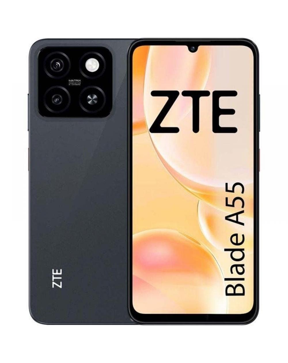 Smartphone ZTE Blade A55 4GB/ 128GB/ 6.75'/ Negro