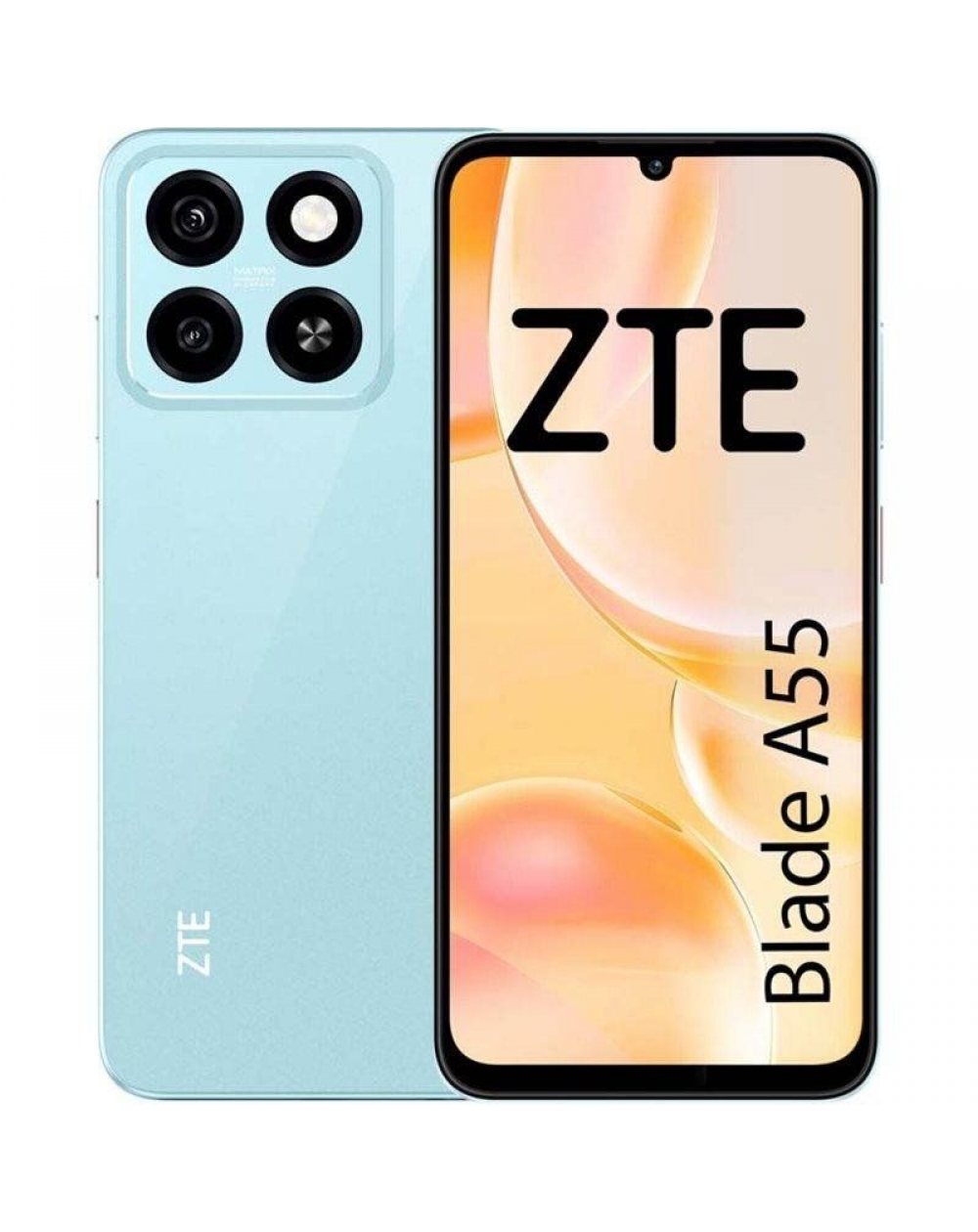 Smartphone ZTE Blade A55 4GB/ 64GB/ 6.75'/ Azul