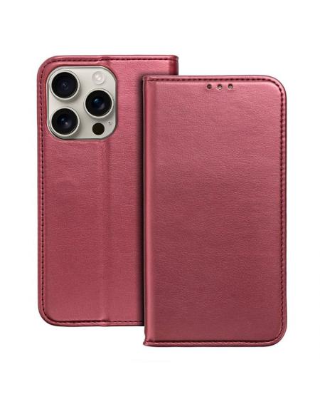 Funda COOL Flip Cover para iPhone 16 Pro Liso Burgundy