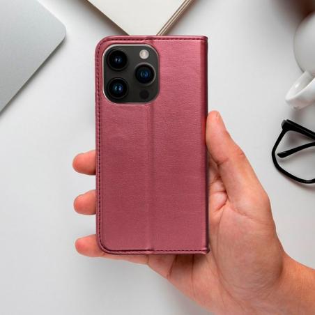 Funda COOL Flip Cover para iPhone 16 Pro Liso Burgundy