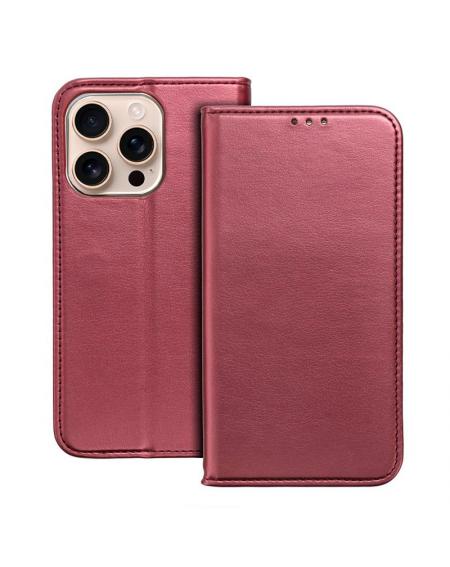 Funda COOL Flip Cover para iPhone 16 Pro Max Liso Burgundy