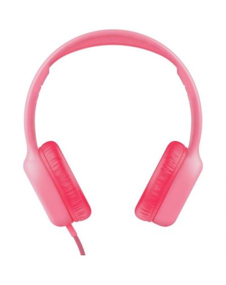 Auriculares Infantiles Trust Nouna Kids/ con Micrófono/ Rosas