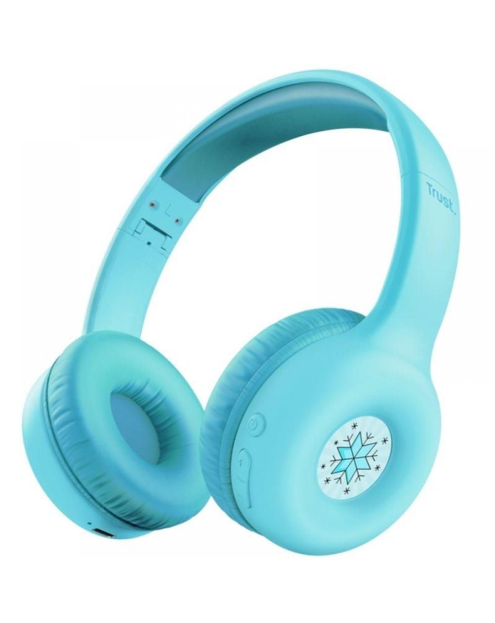 Auriculares Infantiles Inalámbricos Trust Nouna Kids/ con Micrófono/ Azules