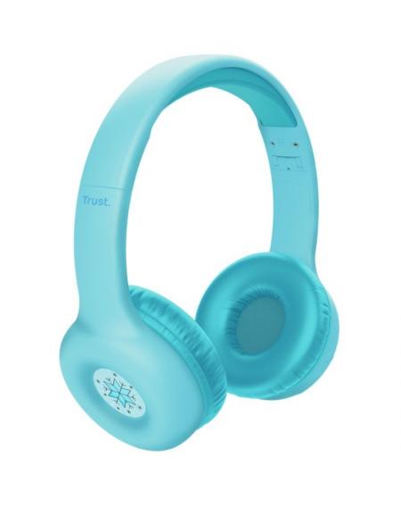 Auriculares Infantiles Inalámbricos Trust Nouna Kids/ con Micrófono/ Azules