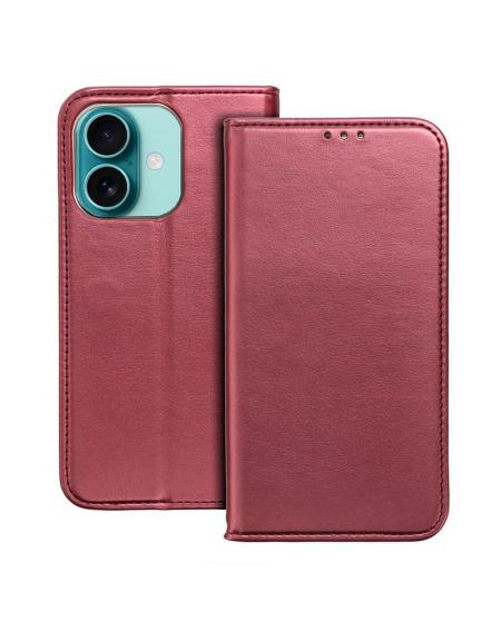 Funda COOL Flip Cover para iPhone 16 Plus Liso Burgundy