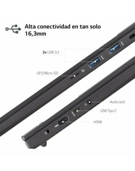 Portátil LG Ultra 16UD70R-G.AX76B Ryzen 7 7730U/ 16GB/ 512GB SSD/ 16'/ Sin Sistema Operativo